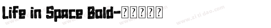 Life in Space Bold字体转换